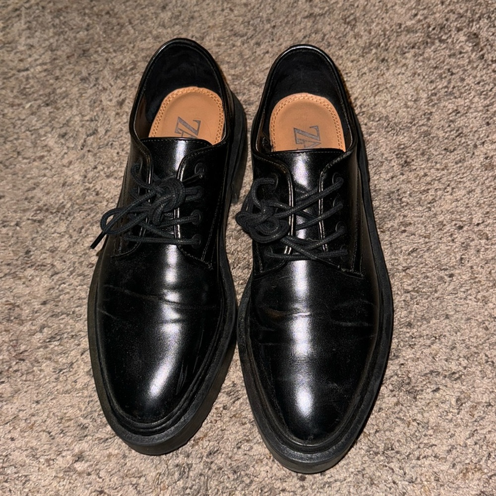 Zara Platform Loafers